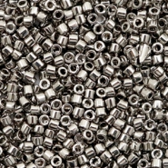 Miyuki Perlen delica's 11/0 Plated nickel grey DB-21