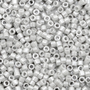 Miyuki Perlen delica's 11/0 Opaque ceylon light smoke grau