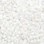 Miyuki Perlen delica's 11/0 White pearl AB