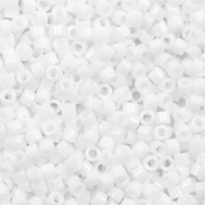 Miyuki Perlen delica's 11/0 Matte AB white