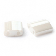 Miyuki Perlen tila 5x5mm Ceylon antique ivory pearl TL-592