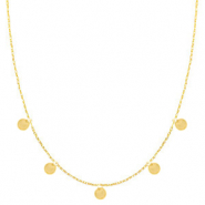 Ketten aus Stainless Steel - Rostfreiem Stahl Munze Gold