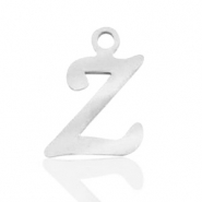 Stainless Steel - Rostfrei Stahl Anhänger Initial Z Silber