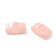 Miyuki Perlen half tila 5x2.3mm Opaque luster tea rose HTL-596
