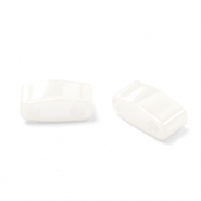 Miyuki Perlen half tila 5x2.3mm Ceylon white pearl HTL-420