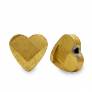 H&auml;matit Perlen Herz Facet Gold