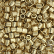 Miyuki Perlen delica's 8/0 Duracoat galvanized champagne DBL-1834