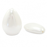 Muschel pearl shine Perle Drop White