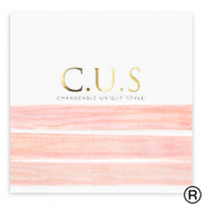 C.U.S® Schmuckband Dip dye blossom pink