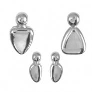 Metall Anhänger DQ Family Antik silber (Nickelfrei)