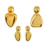 Metall Anhänger DQ Family Gold (Nickelfrei)