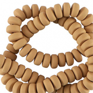 Polymer Perlen Rondell 7mm Brown