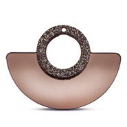 Statement-Anh&auml;nger Metallic glitter copper