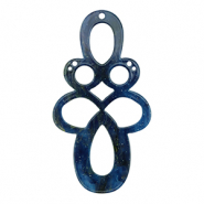 Resin Anh&auml;nger Barock Glitzer Multicolor galaxy