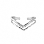 Ringe aus Stainless Steel - Rostfreiem Stahl Silber