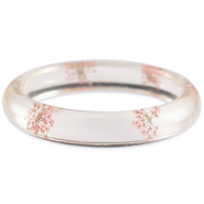 Armb&auml;nder mit getrockneter Blume Light pink