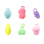 Acryl-Look-Perlen Obst Multicolour pastel