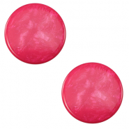 12 mm flach Cabochon Polaris Elements Jais Pink blast