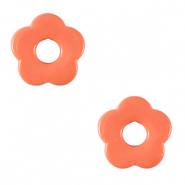 Acryl Anh&auml;nger Blume Terracotta pink