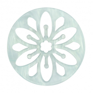 Resin Anh&auml;nger Mandala Sky blue