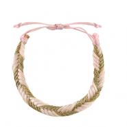 Armb&auml;nder Light pink-gold