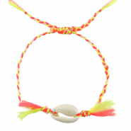 Armb&auml;nder Kauri Neon yellow-pink