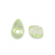 Acryl Perlen Chips Transparent light green
