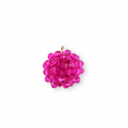 Top Facett Anh&auml;nger Zwischenst&uuml;ck 16mm Fuchsia