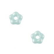 B&ouml;hmische Perlen Blume 5mm Light blue