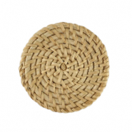 Rattan Anhänger 50mm Natural beige