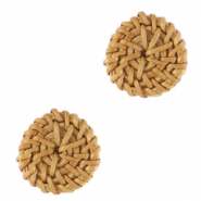 Rattan Anhänger 25mm Natural beige
