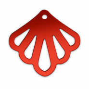 Statement-Anh&auml;nger Muschel Metallic red