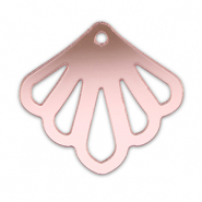 Statement-Anh&auml;nger Muschel Metallic light pink
