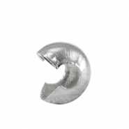 Stainless Steel - Rostfrei Stahl Schmuckzubeh&ouml;r Quetsch-Kaschierperlen 3mm Silver