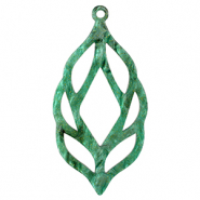 Resin Anh&auml;nger Multicolor green