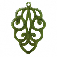 Resin Anh&auml;nger Moss green