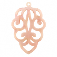 Resin Anhänger Peach pink opal