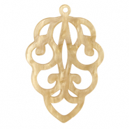 Resin Anhänger Sand beige