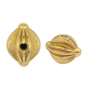 Stainless Steel - Rostfrei Stahl Perlen Deco Gold