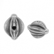 Stainless Steel - Rostfrei Stahl Perlen Deco Antik silber