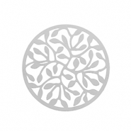 Stainless Steel - Rostfrei Stahl Anh&auml;nger Bohemian 33mm Silver