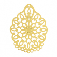 Stainless Steel - Rostfrei Stahl Anh&auml;nger Bohemian Gold