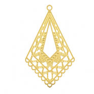 Stainless Steel - Rostfrei Stahl Anh&auml;nger Bohemian Gold