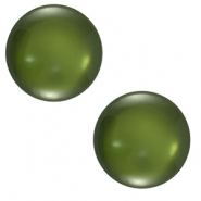 20 mm classic Cabochon Polaris Elements Lucido Moss green