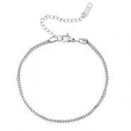 Armb&auml;nder aus Stainless Steel - Rostfreiem Stahl Silver