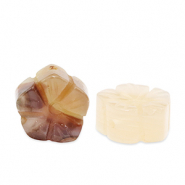 Naturstein Perlen Achat Blume Multicolour