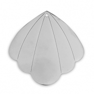 Stainless Steel - Rostfrei Stahl Anhänger Hülse Silver