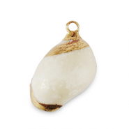 Muschel Anhänger Specials Schnecke Ivory-gold