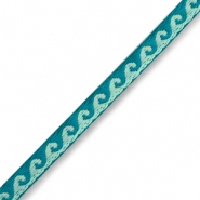 Schmuckband mit Text waves Turquoise-blue