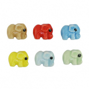 Perlen Keramik Elefant Multicolour